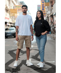 LEAD THE CHANGE BAGGY FIT BLACK UNISEX T SHIRT