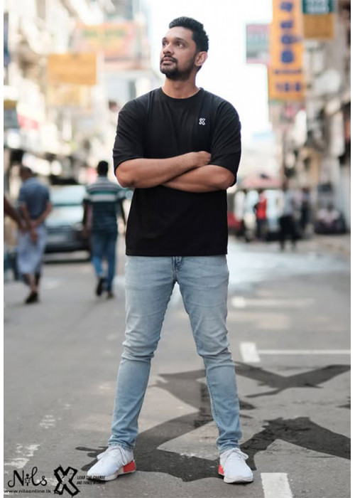 LEAD THE CHANGE BOX FIT BLACK UNISEX T SHIRT