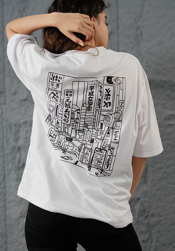 NOIR TOKYO PRINTED TEE