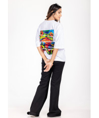 PRINTED FROG WHITE T SHIRT