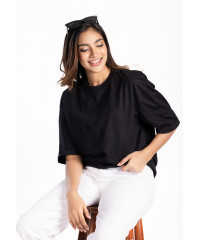 PRINTED FROG BLACK T SHIRT