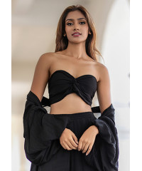 BLYTHE GATHERED CROP TOP