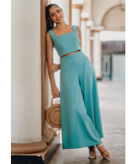 WILLOW BLUISH GREEN CROP TOP 