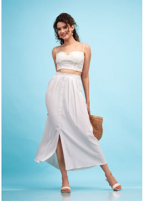 HERRA OFF WHITE STRAPE CAMI TOP