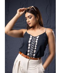 ANDREA BLACK CAMI TOP