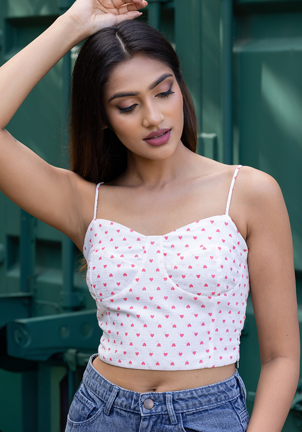 KENDALL WHITE CORSET