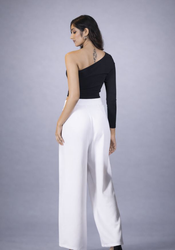 SALMA BLACK ONE SHOULDER TOP