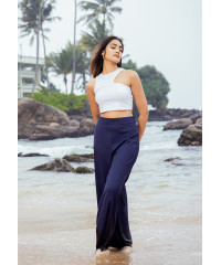 MIRA BLUE  WIDE LEG PANT