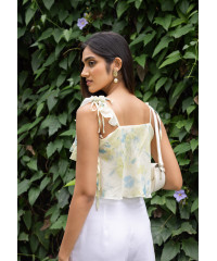 ERLA YELLOW STRAP TOP 