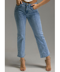 KAI ACID WASH DETAIL DENIM PANT