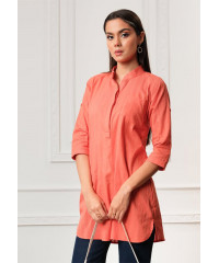 YASH ORANGE KURTHA TOP