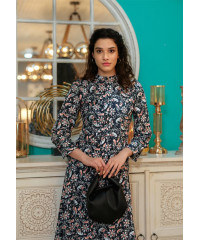 SASHA BLUE PRINTED KURTHA
