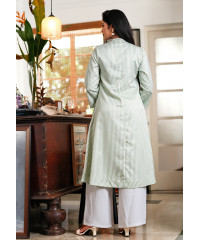 TAHIRA GREEN STRIPE KURTA