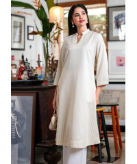 TAHIRA YELLOW STRIPE KURTA