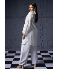 AYARA WHITE KURTHA