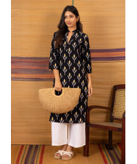 INDHIRA BLACK KURTA