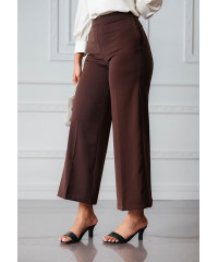 RUTH STRAIGHT LEG BROWN PANT