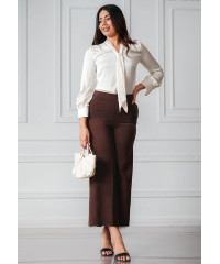 RUTH STRAIGHT LEG BROWN PANT
