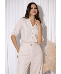 TERRY OFF WHITE BAGGY PANT