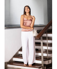 LORA BROWN V NECK  SKINNY