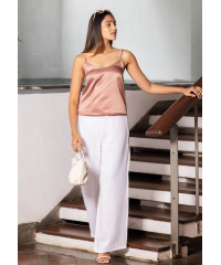 LORA BROWN V NECK  SKINNY