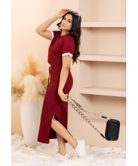 WHITNEY MAROON SKIRT