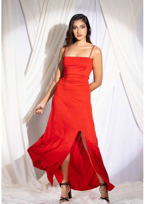 JESSICA FRONT SLIT DRESS