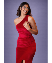 LIZZY PARTY WEAR RED DRESS 