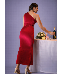 LIZZY PARTY WEAR RED DRESS 