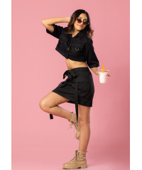 CASUAL BLACK MINI SKIRTS