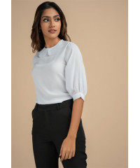 OLIVIA WHITE BLOUSE