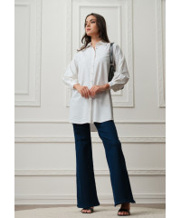 AMORA OFF WHITE SHIRT