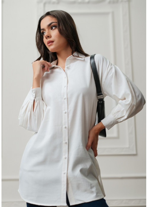 AMORA OFF WHITE SHIRT