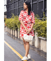 CLARA CHERRY PRINTED SKIRT 