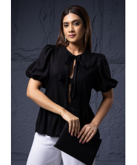 ANDREA FRONT KNOT BLOUSE