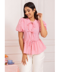 ANDREA FRONT KNOT BLOUSE