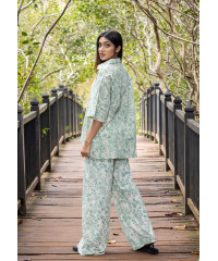 ZAREL LIGHT GREEN OFFICE PANT 