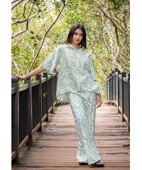 ZAREL LIGHT GREEN OFFICE PANT 