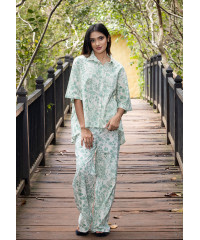 ZAREL LIGHT GREEN OFFICE PANT 