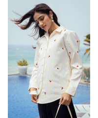 ZERAH EMB YELLOW BLOUSE