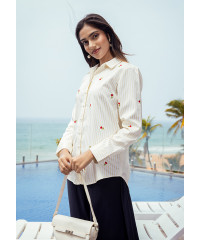 ZERAH EMB YELLOW BLOUSE