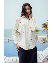 ZERAH EMB YELLOW BLOUSE