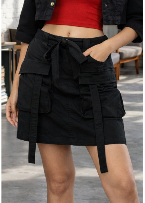 CASUAL BLACK MINI SKIRTS