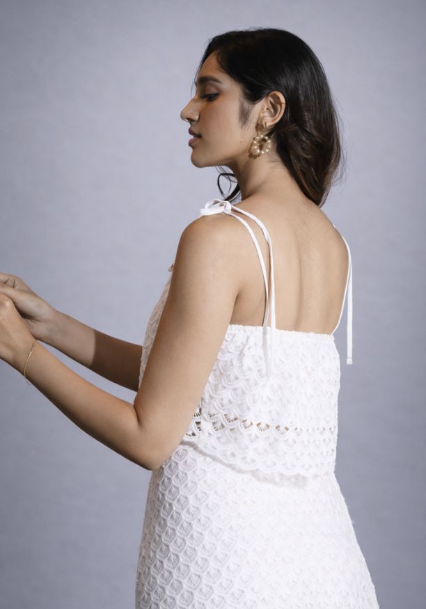 CELINDA WHITE SHORT SKIRT