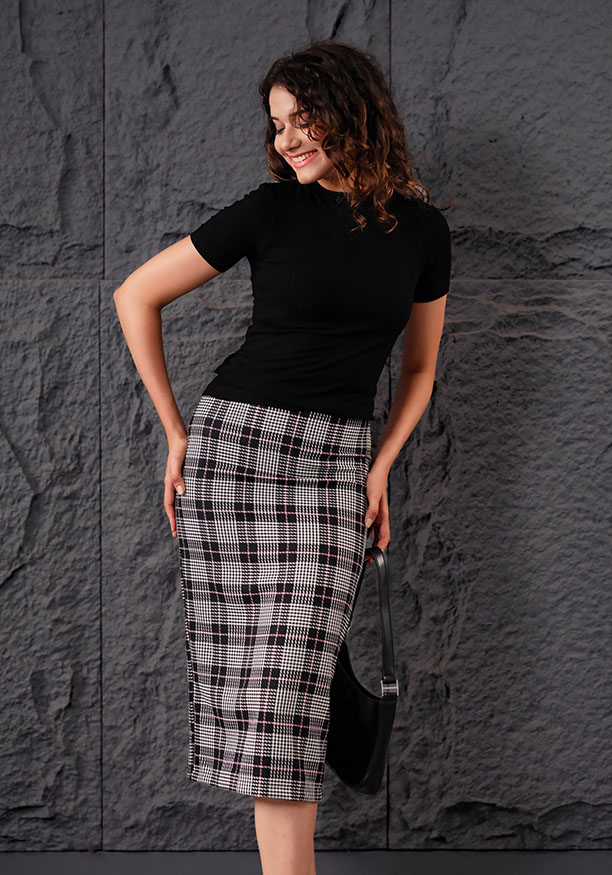 ANIKA TIGHT MIDI SKIRT