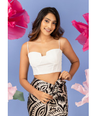 ORLA BLACK WRAP SKIRT 