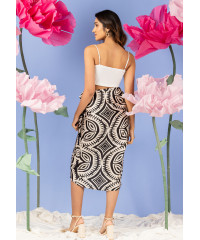 ORLA BLACK WRAP SKIRT 