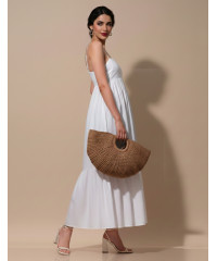 KIARA STRAP WHITE DRESS