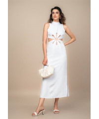 MILA CUT OUT WHITE DRESS