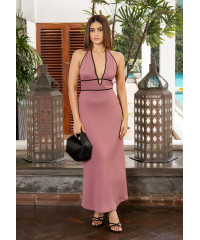 PINK GIANNA FRONT KEY HOLE DRESS